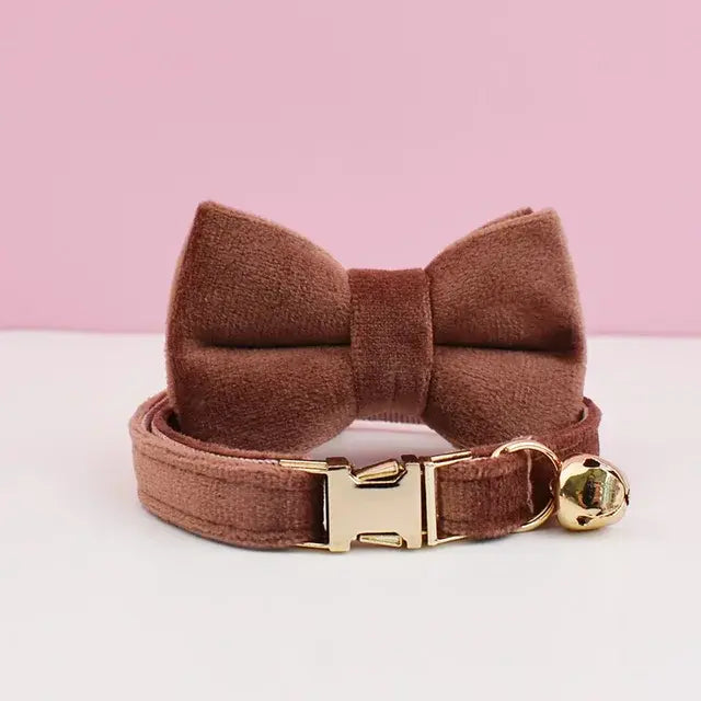 Velvet Cat Collar