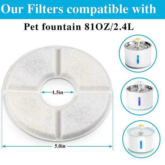 Carbon Filter For Cat Water Drinking Fountain