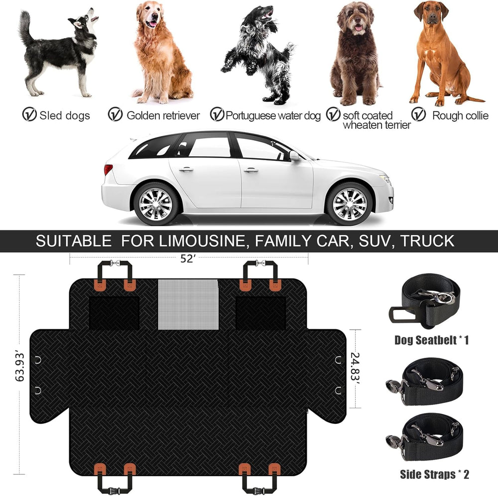 Hard Bottom Dog Car Seat Protector